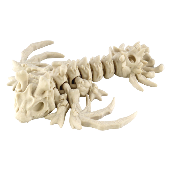 PowerTRC 3D Print - 3D Printed Flexible Crystal Dragon & Jurrasic Dinosaurs