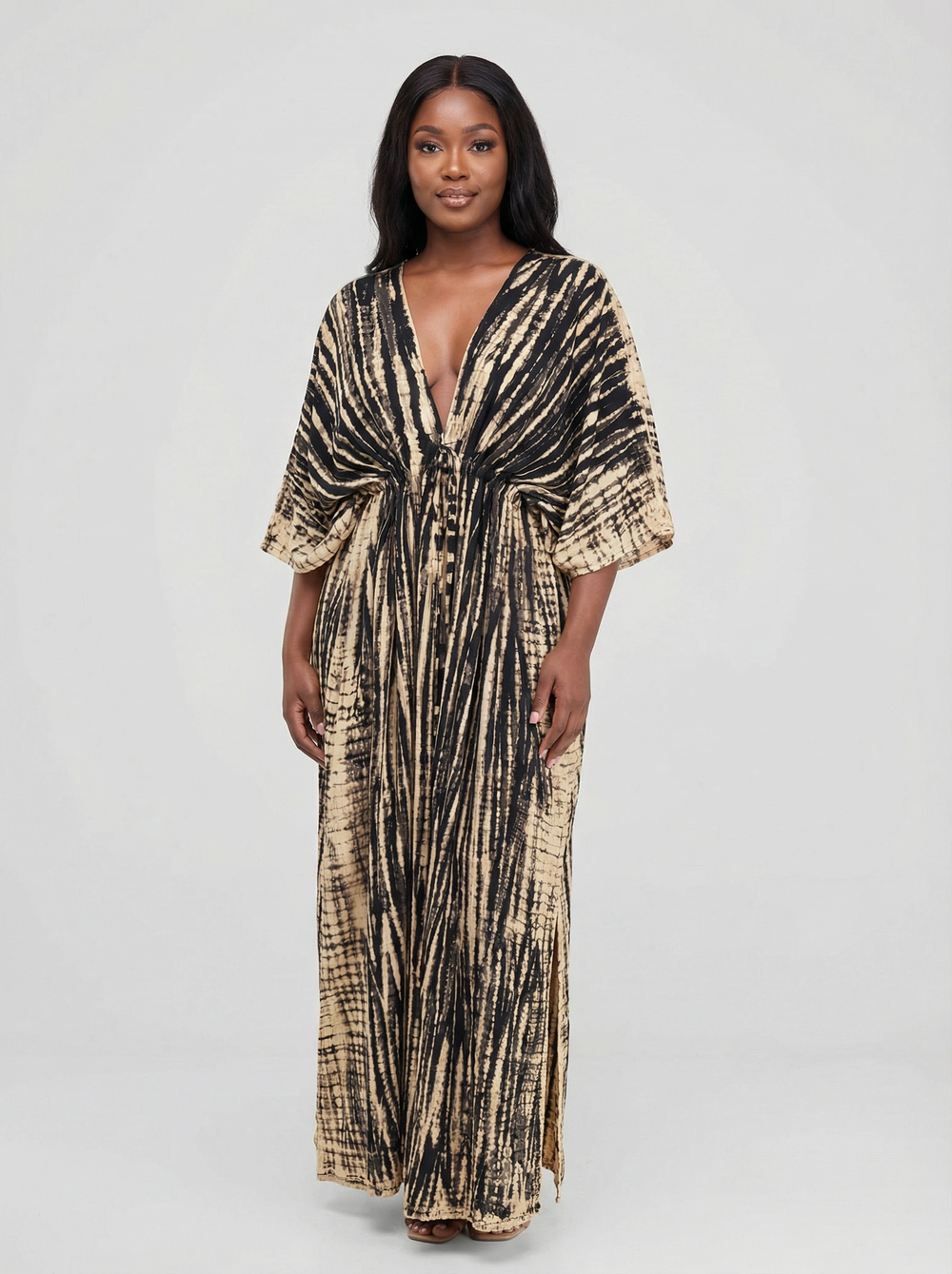 Tie Dye Kaftan Dress