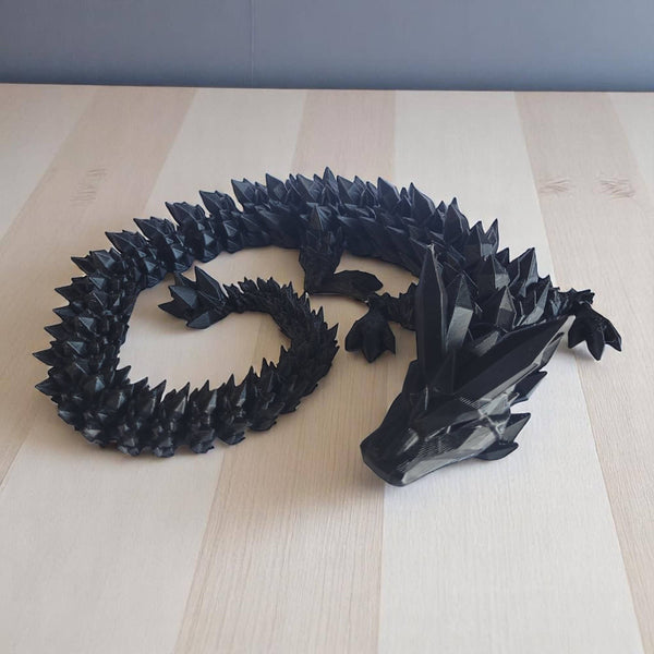 PowerTRC 3D Print - 3D Printed Articulated Crystal Dragon