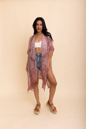 WHS Mandala Tassel Kimono