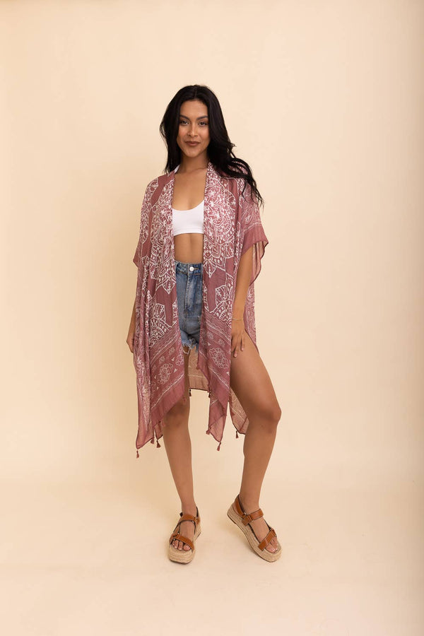 WHS Mandala Tassel Kimono