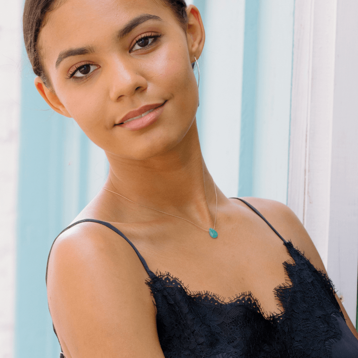 You Are Brave Amazonite Necklace