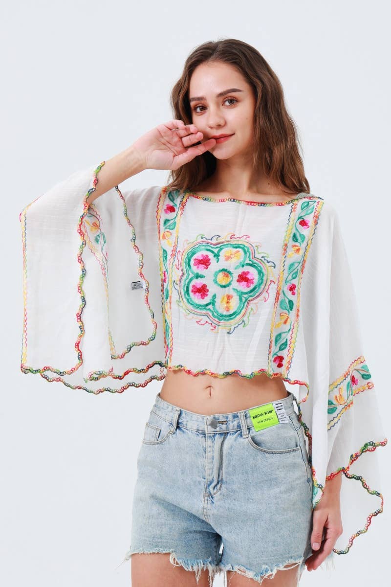 Reversible Floral hi-lo Cover-up