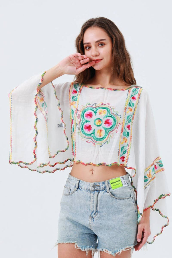 Leto Accessories - Reversible Floral Kimono – Spring & Summer Cover-Up