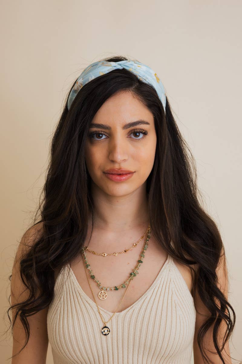 Floral Satin Headband