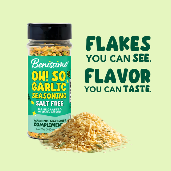 Benissimo / Hongar Farms / Lesley Elizabeth - Oh! So Garlic! Salt FREE (250mL PET)