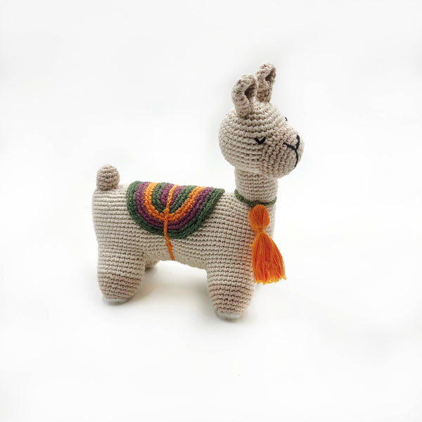 Pebble - Llama Plush Toy – Handmade Fair Trade Stuffed Animal