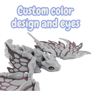 PowerTRC 3D Print - 3D Printed Stone Dragon - Articulated and Moveable Wings