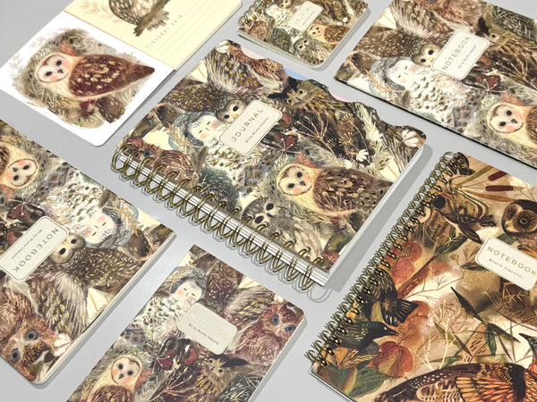 BV by Bruno Visconti - Pocket Art Journal  - Owls