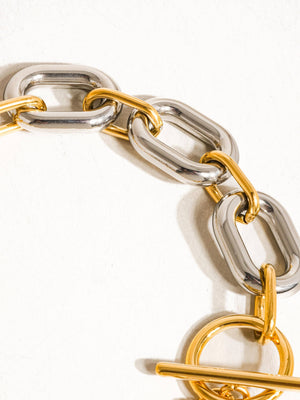 Lanni Gold Non-Tarnish Multi Chain Bracelet