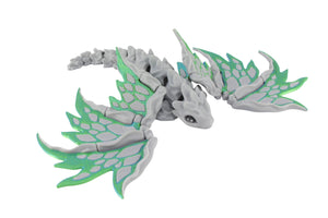 PowerTRC 3D Print - 3D Printed Stone Dragon - Articulated and Moveable Wings