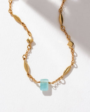 Luna Norte - Prism Gems Birthstone Necklace - March