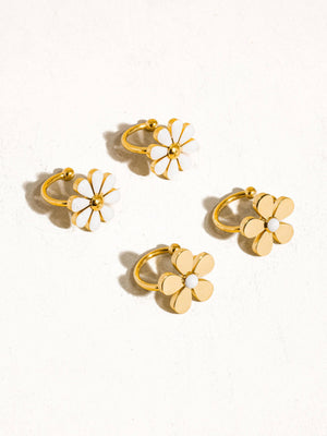 Flânerie by MAIQ - Cassia 18K Non-Tarnish Daisy Ear Cuff