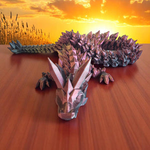 PowerTRC 3D Print - 3D Printed Articulated Crystal Dragon