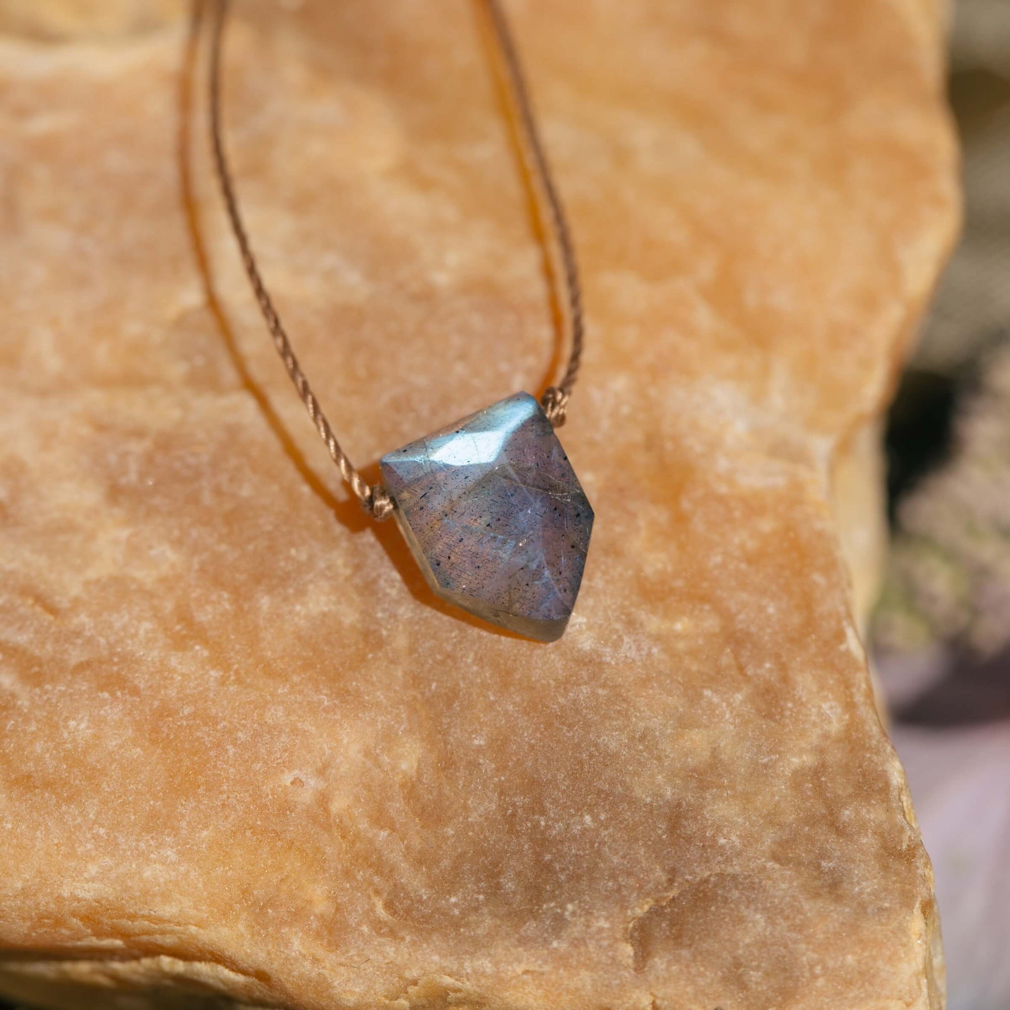Determined To Rise Labradorite Necklace