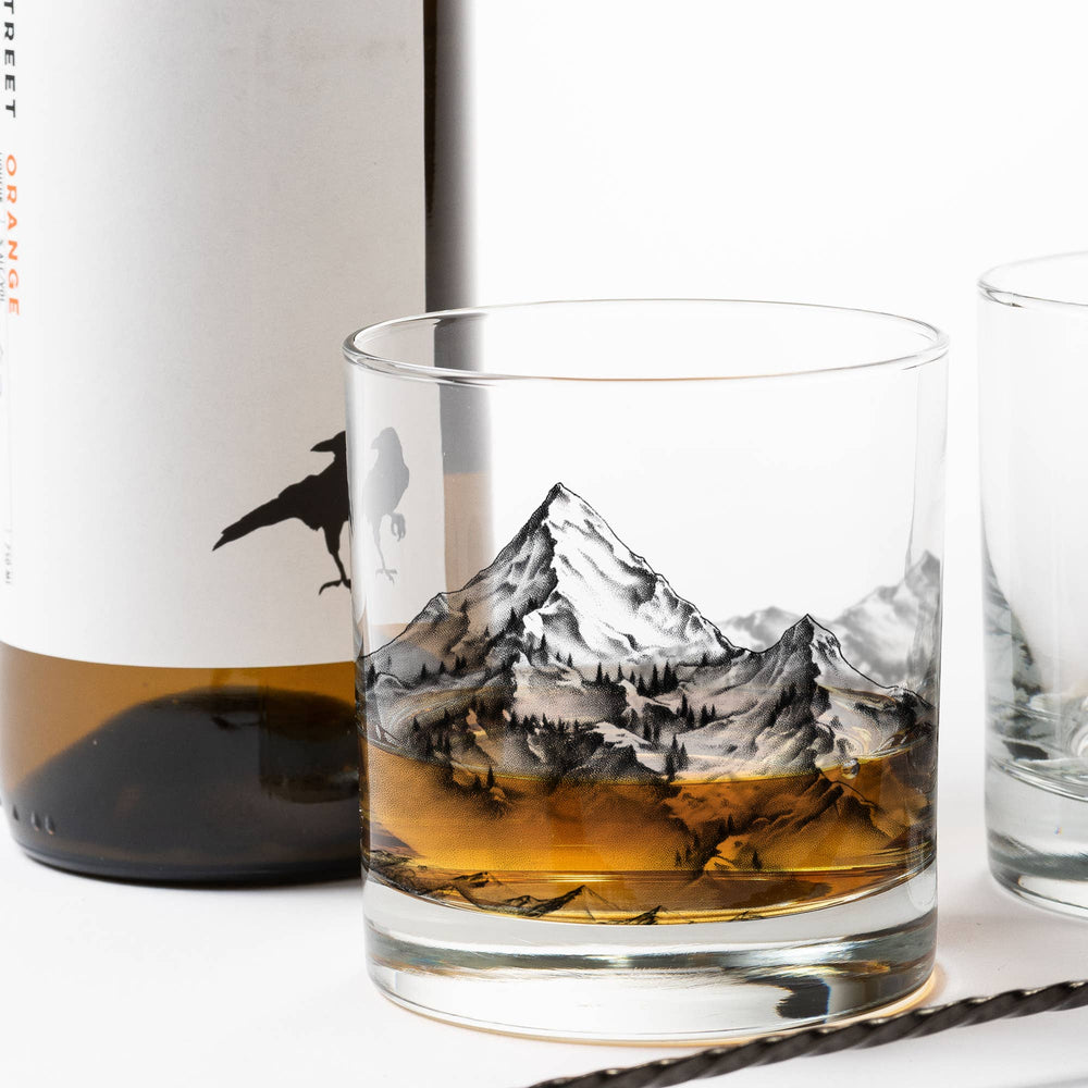 Mountain Modern Whiskey Glass