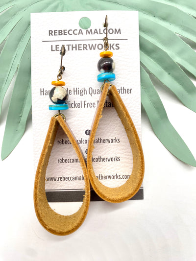 Leather Loop Earrings