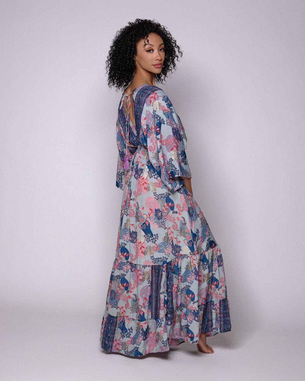 Silky Kaftan Maxi dress