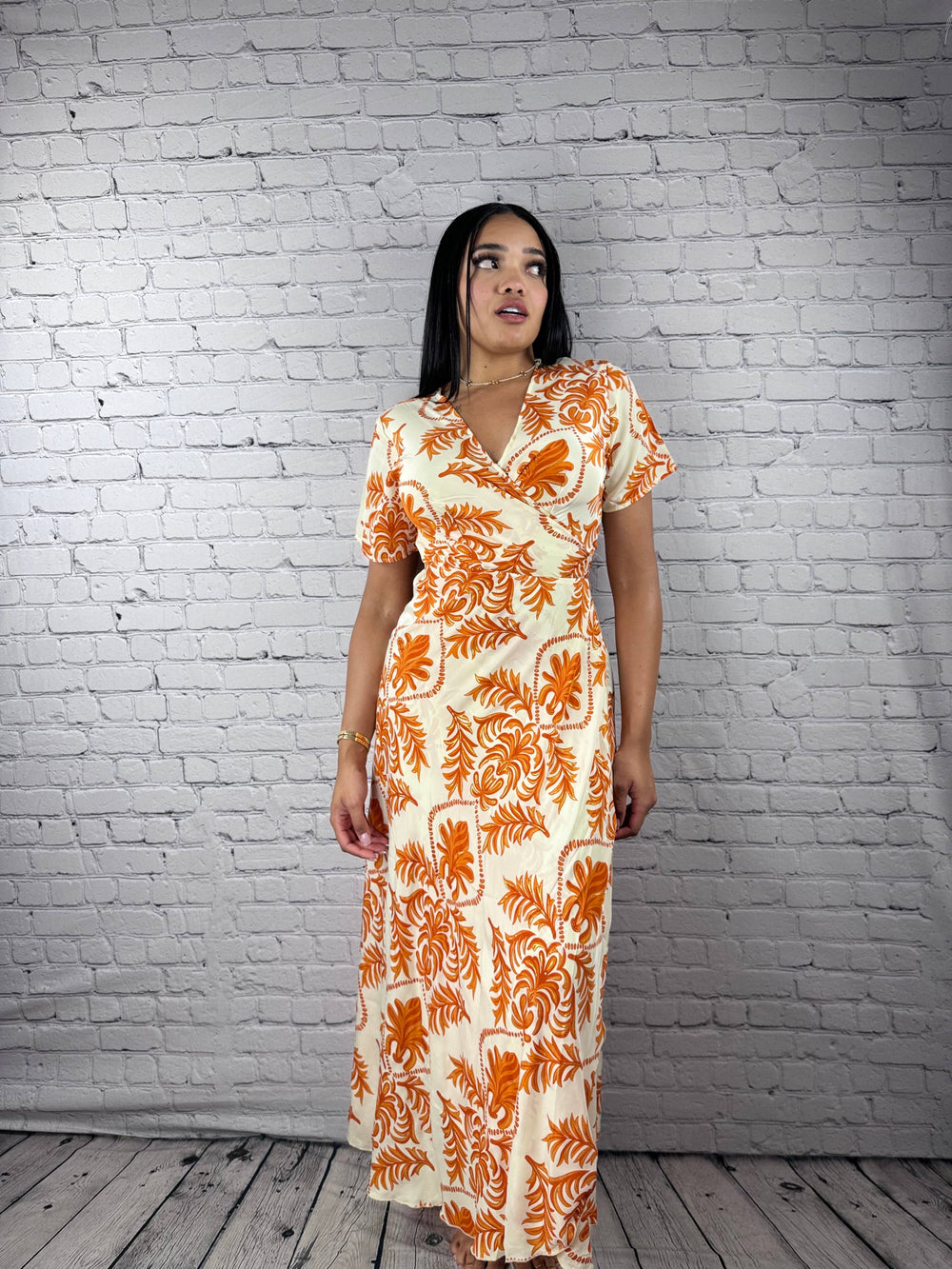 Silk Wrap dress