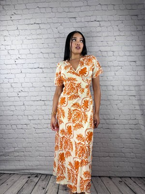 Silk Wrap dress