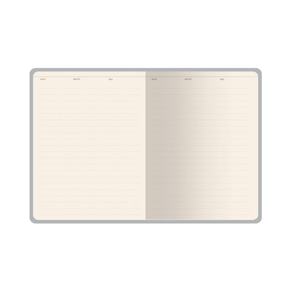 BV by Bruno Visconti - A6 Vegan Leather Hardcover Daily Planner - Irises