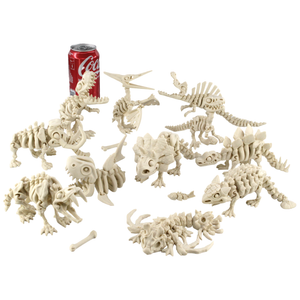 PowerTRC 3D Print - 3D Printed Flexible Crystal Dragon & Jurrasic Dinosaurs