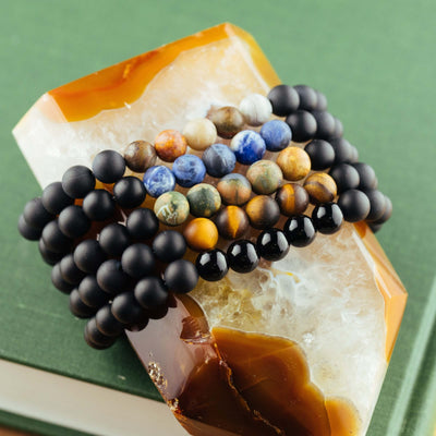 SoulKu - Laguna Agate Men's Bracelet for Steady