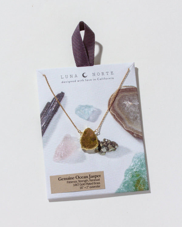 Earth, Wind and Fire Ocean Jasper Necklace