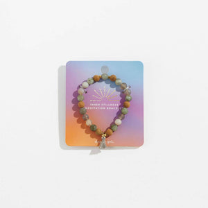 GeoCentral - Inner Stillness Crystal Bead Meditation Bracelet 8mm