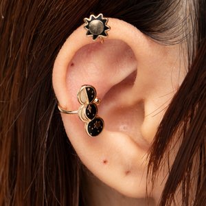 Yellow Owl Workshop - Sun & Moon Ear Cuffs | Celestial No Piercing Jewelry