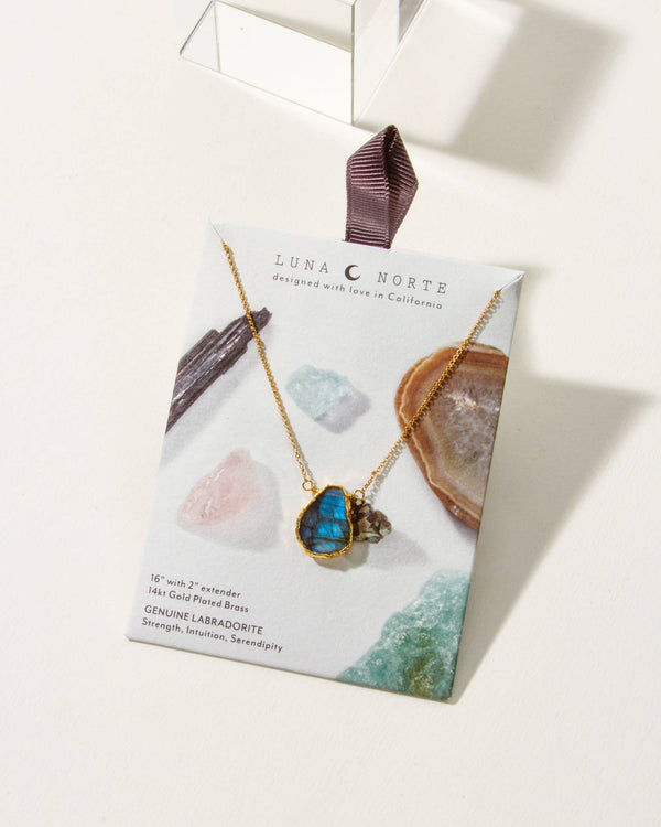 Earth, Wind and Fire Labradorite Necklace