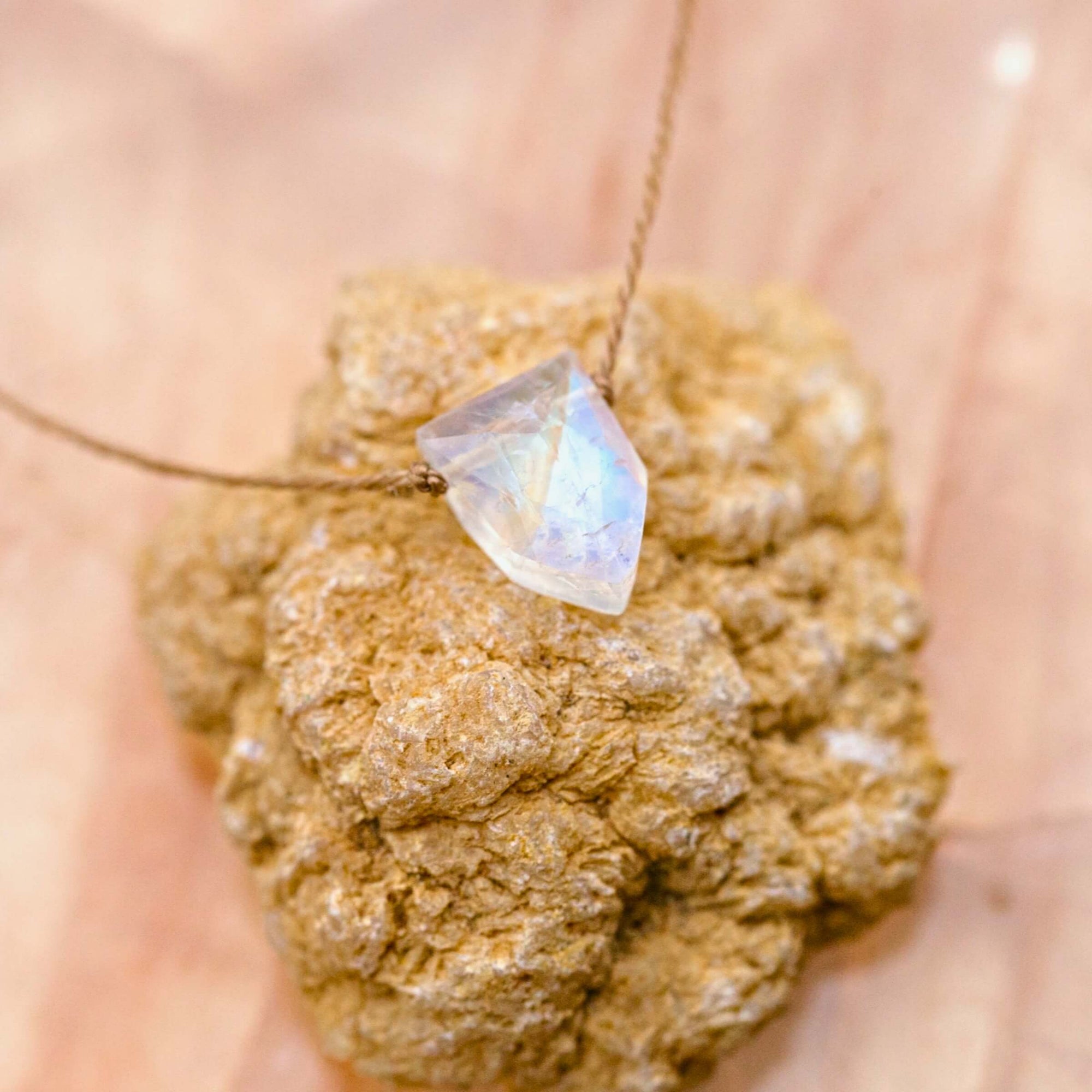 Here's to Strong Women Moonstone Necklace