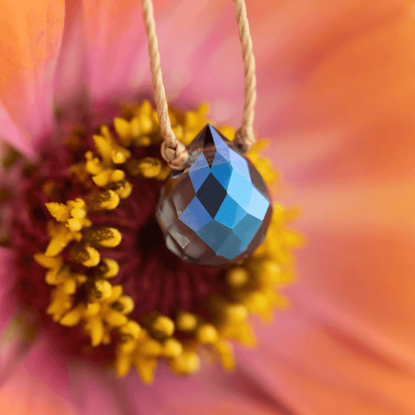 Beautiful Mom Blue Crystal Necklace