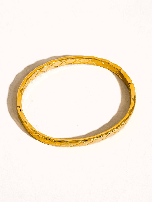 Flânerie by MAIQ - Axl 18K Gold Non-Tarnish Braided Bangle