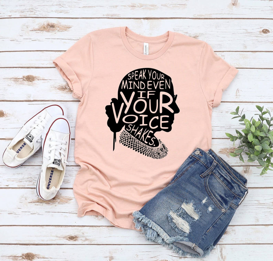 Speak Your Mind RBG Quote