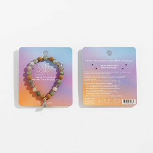 GeoCentral - Inner Stillness Crystal Bead Meditation Bracelet 8mm
