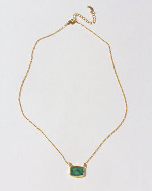 Wild & Grounded Emerald Necklace