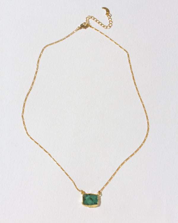 Wild & Grounded Emerald Necklace