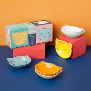 Danica Jubilee - Purrfect Shaped Pinch Bowls Set of 6