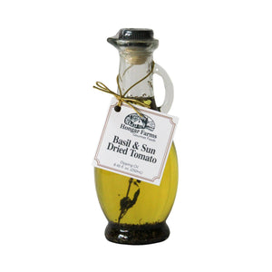 Benissimo / Hongar Farms / Lesley Elizabeth - Basil & Sundried Tomato EVOO Blend – 8.45 fl oz Cruet
