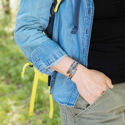 Wanderlust Amazonite Adventure Adjustable Bracelet