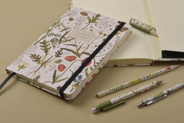 BV by Bruno Visconti - Hardcover Journal A5 - Greens and Flowers