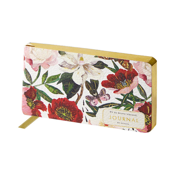 BV by Bruno Visconti - Horizontal Vegan Leather Weekly Planner - Peonies