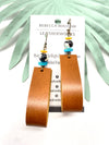 Leather Loop Earrings