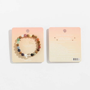 GeoCentral - Chakra Flow Crystal Bead Gemstone Bracelet 8mm