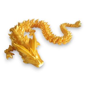 PowerTRC 3D Print - 3D Printed Articulated Crystal Dragon