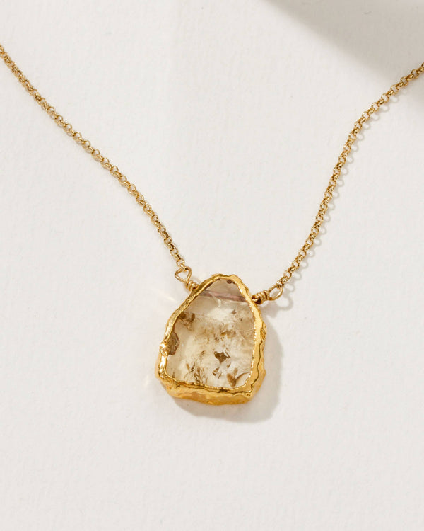 Earth, Wind and Fire Citrine Necklace