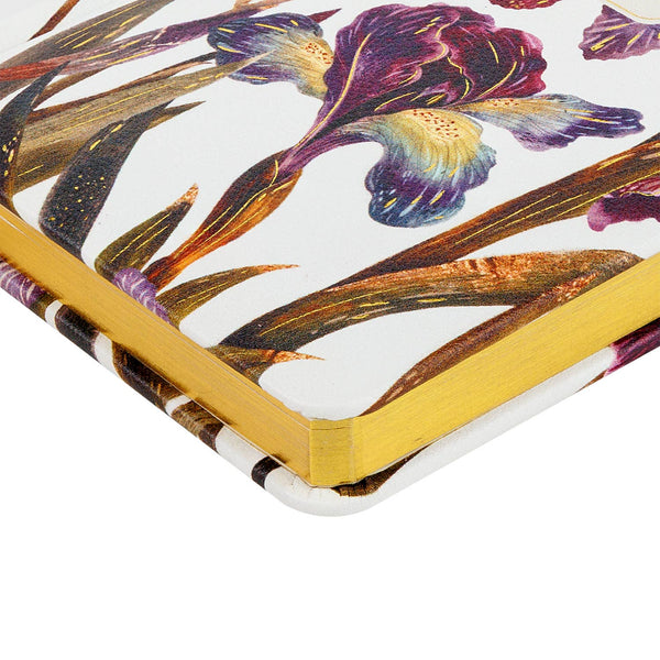 BV by Bruno Visconti - A6 Vegan Leather Hardcover Daily Planner - Irises