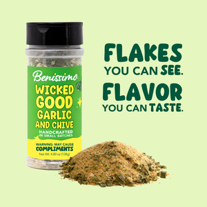 Benissimo / Hongar Farms / Lesley Elizabeth - Wicked Good Garlic & Chive (250mL PET)