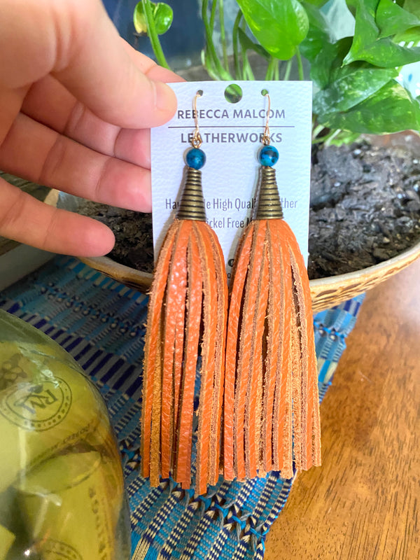 Long Statement Tassel Earrings